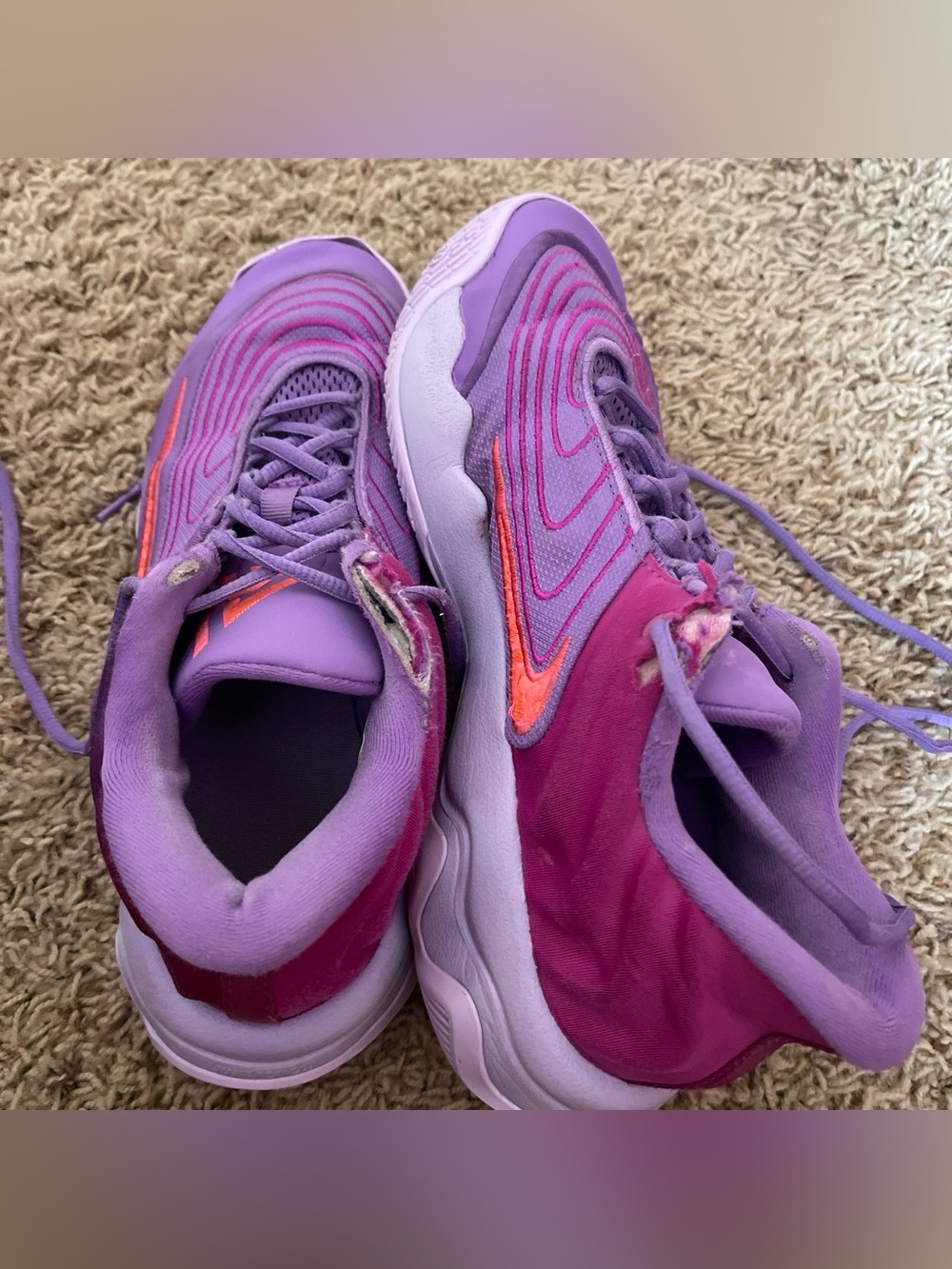 Nike Immortality 4 purple basketball shoes